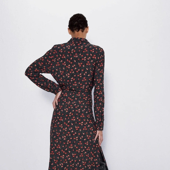 Zara Poppy Midi Wrap Dress - Picture 3 of 14